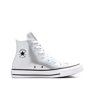 NWT Converse Boy’s Chuck Taylor Metallic Sneaker – Silver, Size 3.5 Big Kid